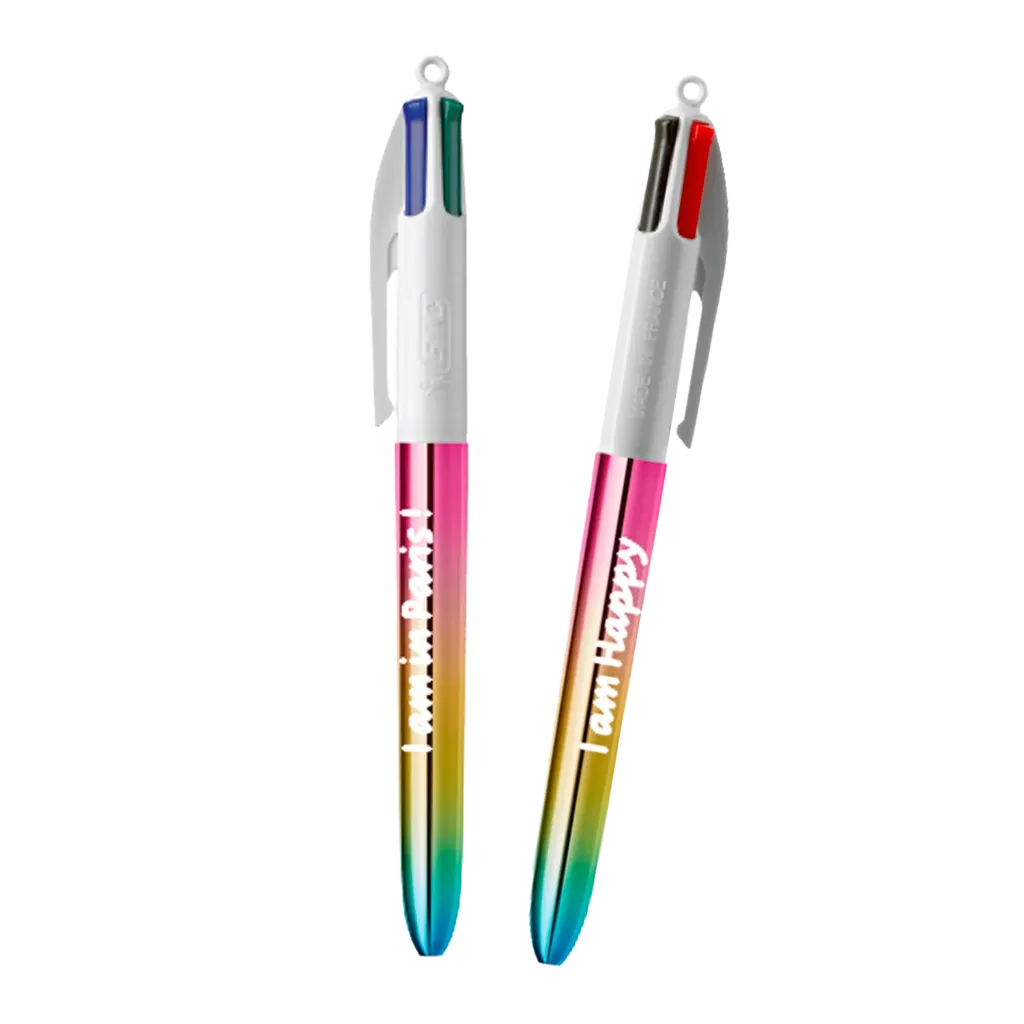 Stylo 4 Couleurs I am Happy