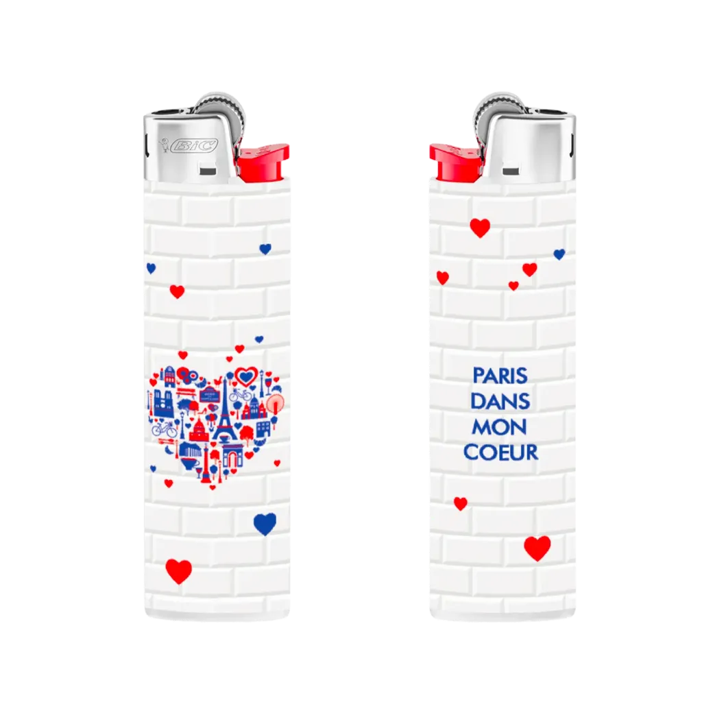 [PARBRI2] Briquet Paris dans mon cœur