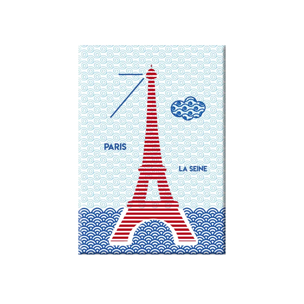 [PARMAG-SEINE] Metal Magnet Paris la Seine