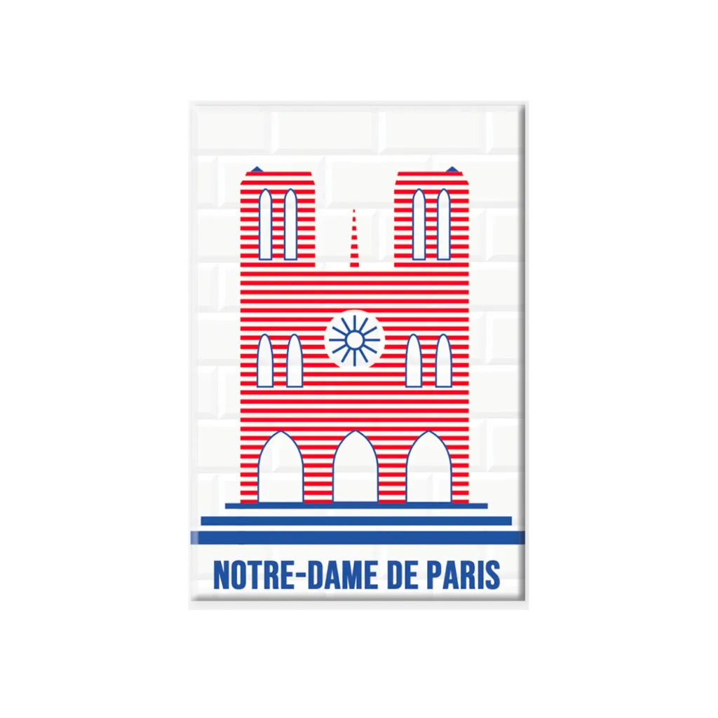 [PARMAG-NDRAYEE] Metal Magnet Notre Dame