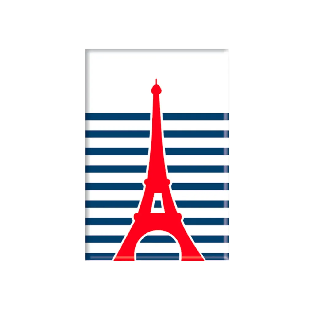 [PARMAG-MAR] Magnet en métal Tour Eiffel Marinière